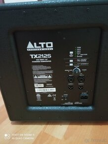 Alto TX212S 12" aktívny PA subwoofer - 5