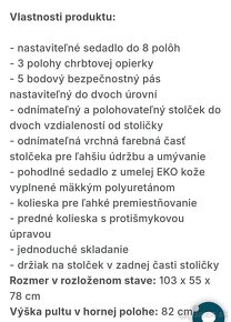 Detská jedálenská stolička ZOPA - 5