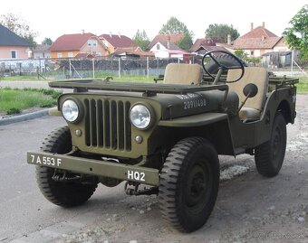 Predám Jeep Willys CJ-AAA po komplet GO - - 5