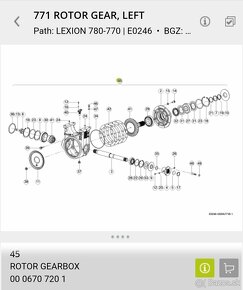 Lexion rotorove prevodovky - 5