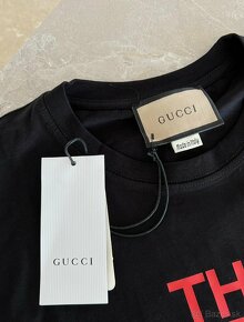 Gucci X The north face pánske tričko čierne - 5