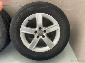 Disky Orig. AUDI  7J x 17 + pneumatiky 235/65 R17 zimné - 5