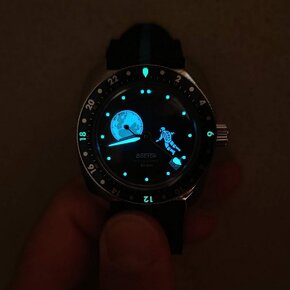 zľava Vostok Cosmodiver "Luna Dude" - nenosené, s fóliami - 5