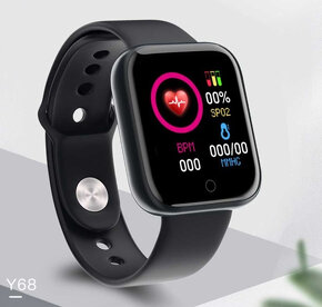 (IHNEĎ) Fitness Smart hodinky D20, čierne - 5