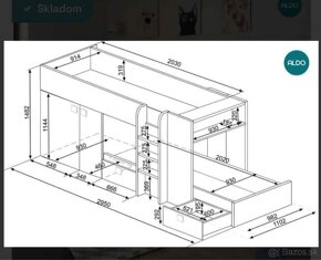 Detska poschodova postel - 5
