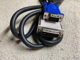 Prepajacie kable VGA, DVI, HDMI + adapter VGA/DVI - 5