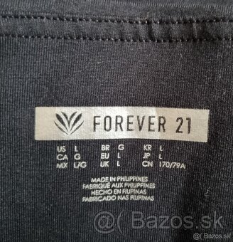 Dámske športové čierne ¾ legíny (Forever 21) - 5