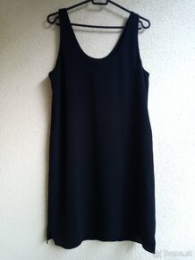 Čierne ramienkové Mango šaty - 5