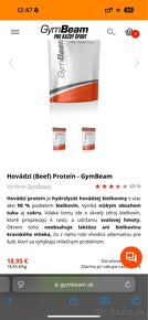 Gymbeam beef protein cokolada pol balenia - 5