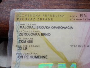 Malokalibrovka  Maloražka ZKM 456 - 5