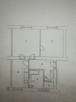 2-izb Tehlový JUH- Ul.Milosrdenstva, OV,65m2+park.miesto - 5