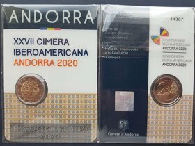 Andorra pamatne 2 euro mince - 5