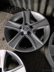 4ks alu disky orig. Mazda 5x114,3 r16 - 5