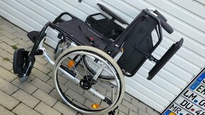 invalidny vozík 45cm pridavne brzdy pre asistenta pas - 5