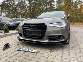 AUDI A6 SPOJLER LIPKO SPLITER POD PREDNY NARAZNIK - 5