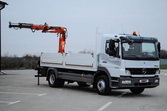 MERCEDES ATEGO 1518 VALNÍK + HYDRAULICKÁ RUKA - EU5 - 5