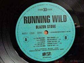 Lp RUNNING WILD- Blazon Stone / EX - 5