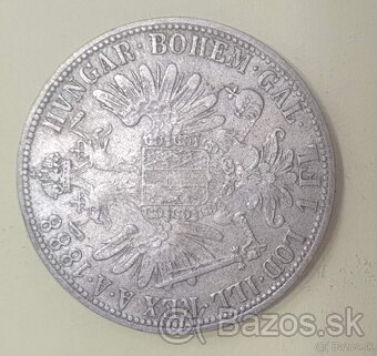 1 florin  1886 87 88 91 - 5