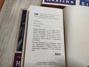 5 x BÁSNE s ČÍSLOVANÍM--1. HOSTINA-J.SMREK-č.výtlačku 2189-- - 5