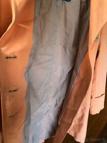 Jarný kabát - oranžovej farby - 5