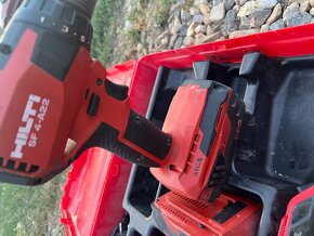 Hilti SF 4-A22 aku skrutkovač, 2x batéria, nabíjačka, kufor - 5