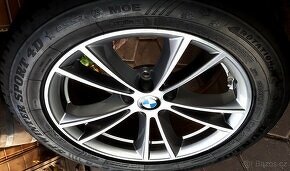 alu R17 5x120, orig. BMW 5, senzory, zimné pneu 225/55 - 5