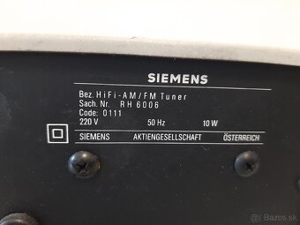 Tuner Siemens RH -600 - 5