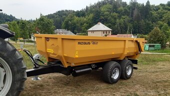 Traktorový náves,Príves,Vlek za traktor,Vlečka,Dumper 10t - 5