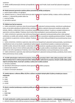 Testové otázky na skúšku z medzinárodnej a osobnej dopravy - 5