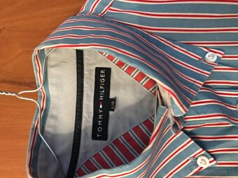 TOMMY HILFIGER originál farebná pánska kosela L/XL - 5