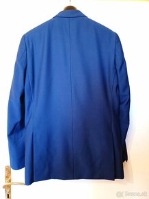 Modrý oblek/smoking veľkosť 52 - 5