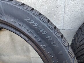 Predám zanovne zimné pneumatiky Matador 225/45 r17 - 5