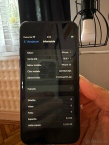 Predám iPhone SE 64GB - 5