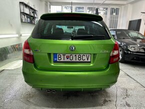 Škoda Fabia 2 RS zelena metalíza 1.4 TSI 132kw 2012 nová STK - 5