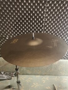 Predám 3 činely Meinl Byzance + Stojany - 5