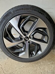 Hyundai Tucson original disky a letne pneu Continental - 5