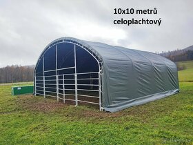 Prístrešok pre zvierata 12x12m (144m2) plachta 900g/m2 - 5