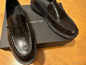 Nové Massimo Dutti PENNY LOAFERS - hnedé - 5