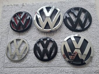 Farebné a chrómové znaky / emblémy / logo na VOLKSWAGEN - 5