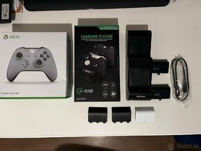 Xbox One ovladac + nabijacka + 2x nabijatelna baterka - 5