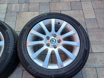 hlinikové disky orig.Skoda Yeti--7Jx17-ET-45---5x112 - 5