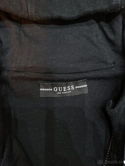 Guess cierno smaragdova logovana crop mikina - 5