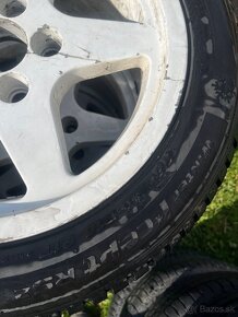 Predám Alu 5x120 R16 205/55 R16 zimné - 5