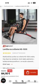 Lavica na cvičenie HS 1035 - 5