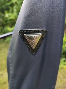 GUESS kožená bunda pánska - Tmavo modrá, Originál Guess - 5