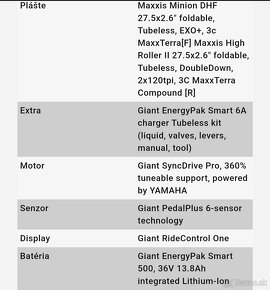 Giant Reign E+ 2 Pro,  velkost L - 5