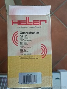 Predávame kvalitný, nepoužitý infražiarič Heller QS120 - 5