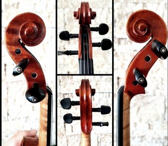 husle 4/4 model Stradivari tiger stripes - 5