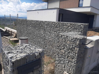 Gabion, Gabiony, Ploty z gabionov, Gabionové oporné múry - 5