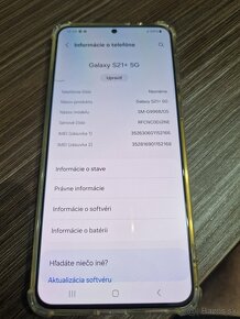 Predám Samsung S21+ 5G – ako nový, málo používaný - 5